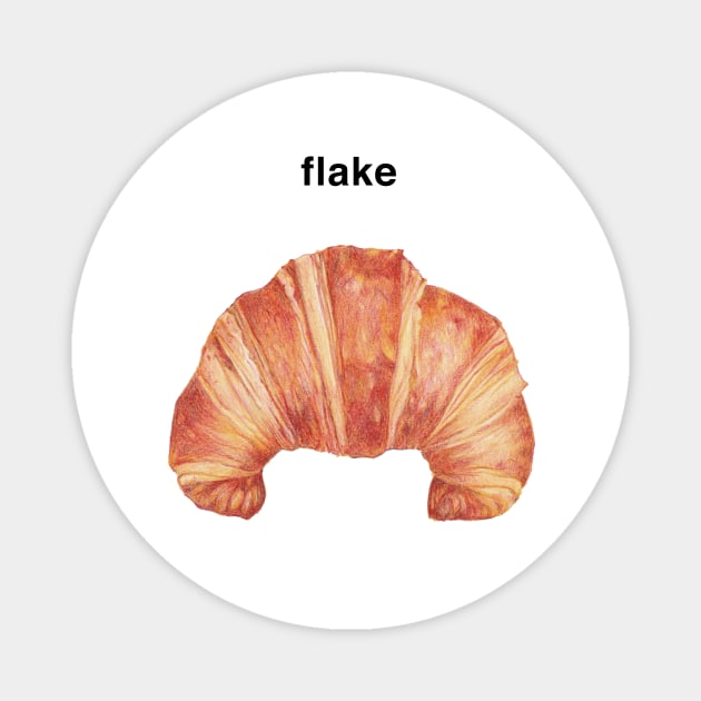 Flake Magnet by Pencil on Paper